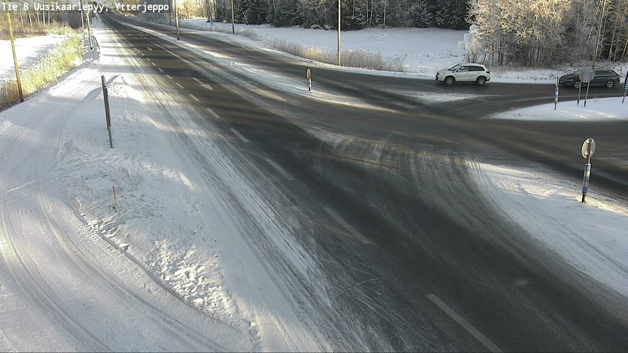 Weather Camera Image Road 8 Uusikaarlepyy, Ytterjeppo, Uusikaarlepyy, Pohjanmaa