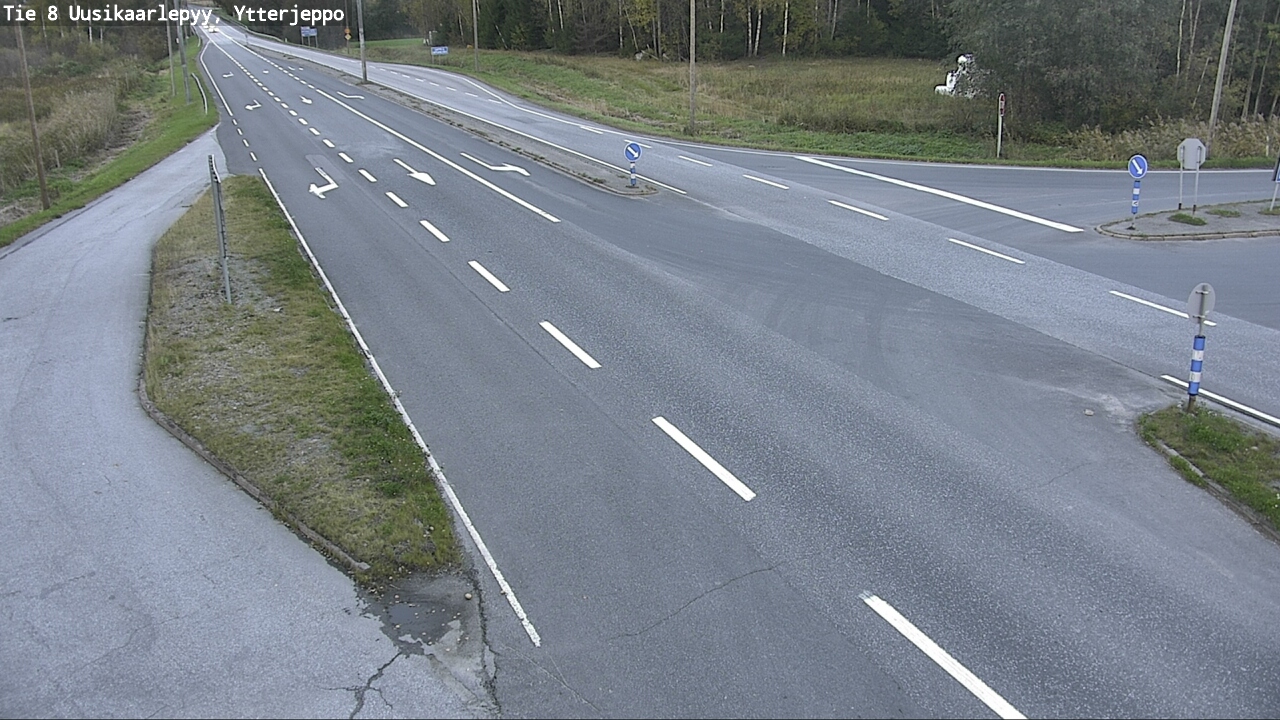 Kelikamerat Kuva Tie 8 Uusikaarlepyy, Ytterjeppo, Uusikaarlepyy, Pohjanmaa
