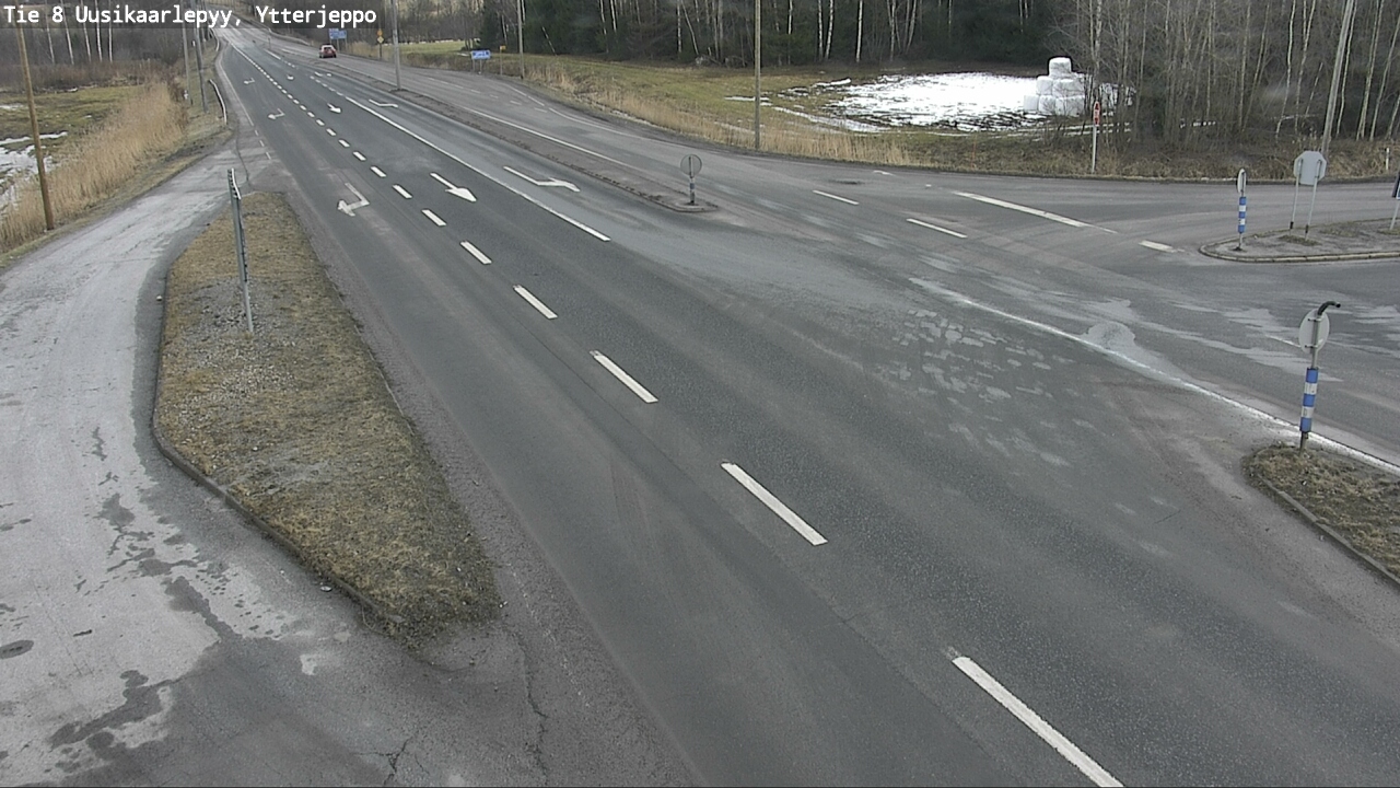 Weather Camera Image Väg 8 Nykarleby, Ytterjeppo, Uusikaarlepyy, Pohjanmaa
