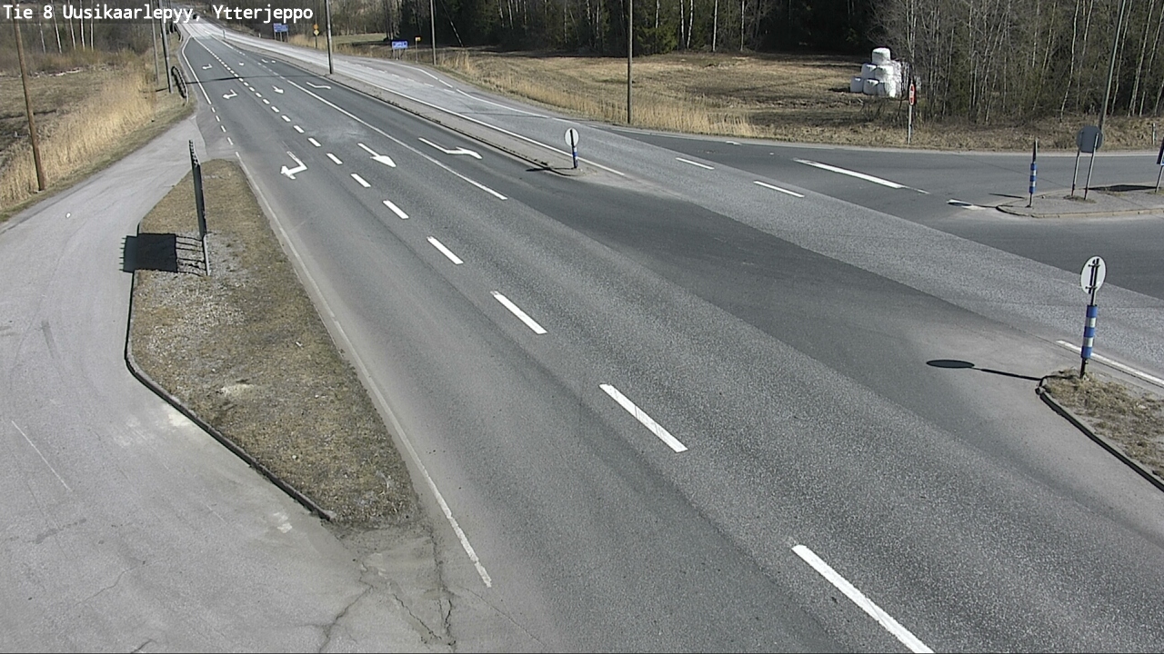 Kelikamerat Kuva Tie 8 Uusikaarlepyy, Ytterjeppo, Uusikaarlepyy, Pohjanmaa
