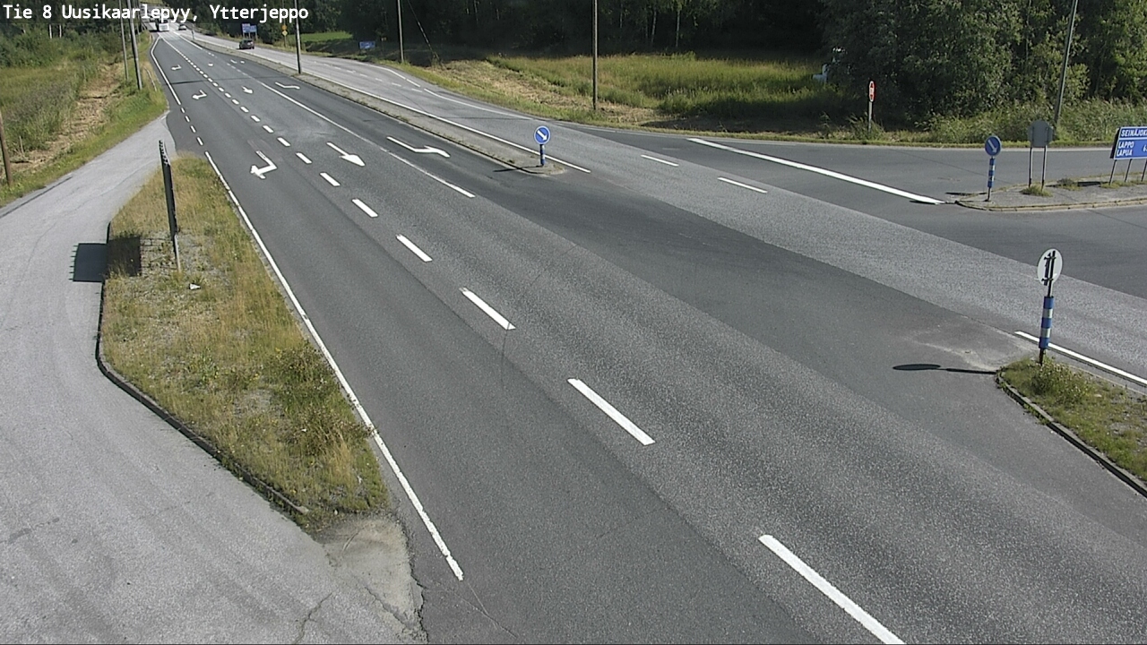 Kelikamerat Kuva Tie 8 Uusikaarlepyy, Ytterjeppo, Uusikaarlepyy, Pohjanmaa
