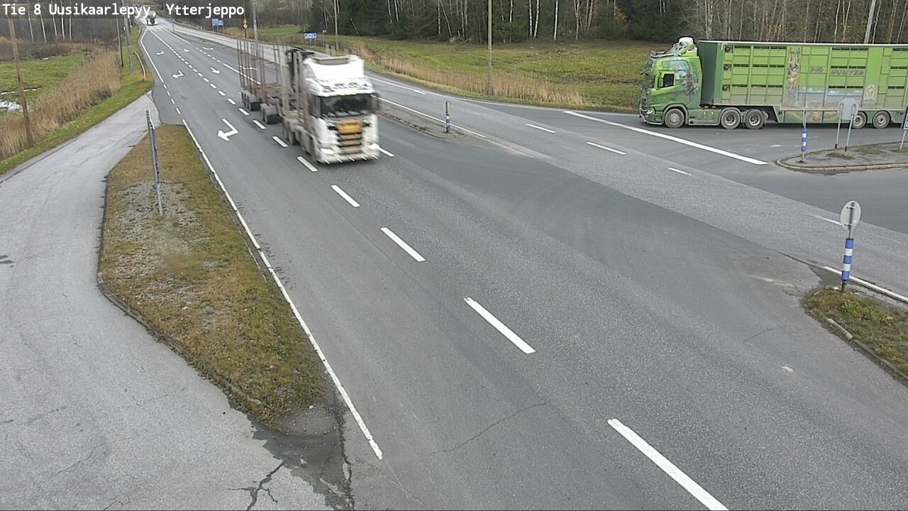 Kelikamerat Kuva Tie 8 Uusikaarlepyy, Ytterjeppo, Uusikaarlepyy, Pohjanmaa