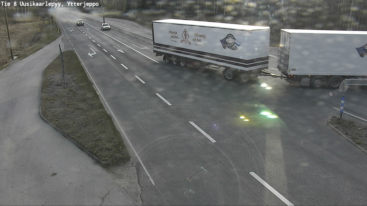 Weather Camera Image Väg 8 Nykarleby, Ytterjeppo, Uusikaarlepyy, Pohjanmaa