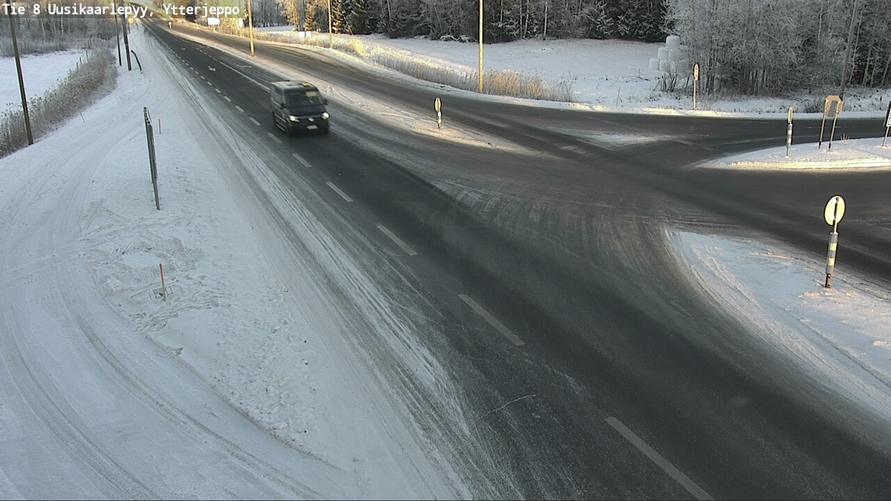 Weather Camera Image Väg 8 Nykarleby, Ytterjeppo, Uusikaarlepyy, Pohjanmaa
