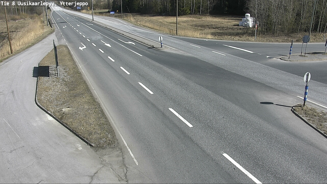 Kelikamerat Kuva Tie 8 Uusikaarlepyy, Ytterjeppo, Uusikaarlepyy, Pohjanmaa