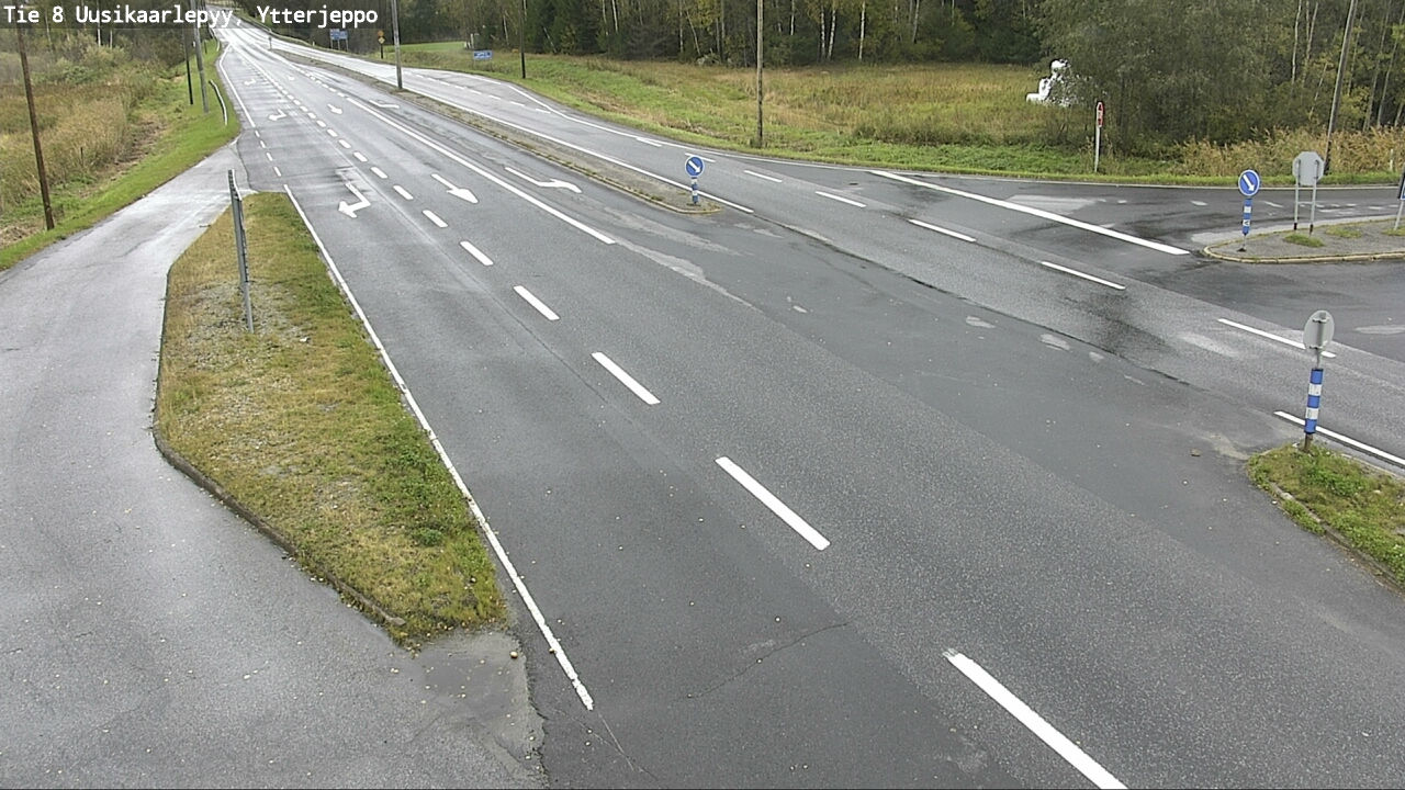 Weather Camera Image Road 8 Uusikaarlepyy, Ytterjeppo, Uusikaarlepyy, Pohjanmaa