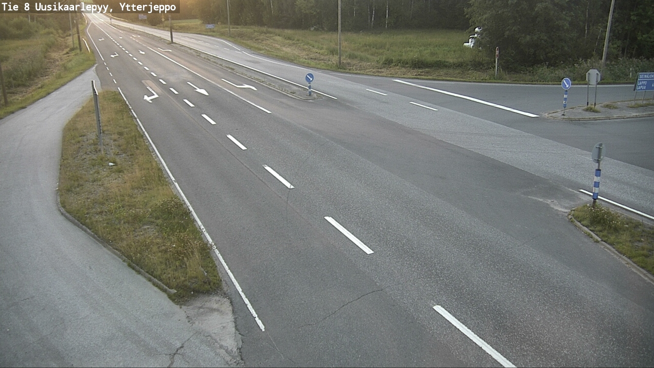Weather Camera Image Road 8 Uusikaarlepyy, Ytterjeppo, Uusikaarlepyy, Pohjanmaa