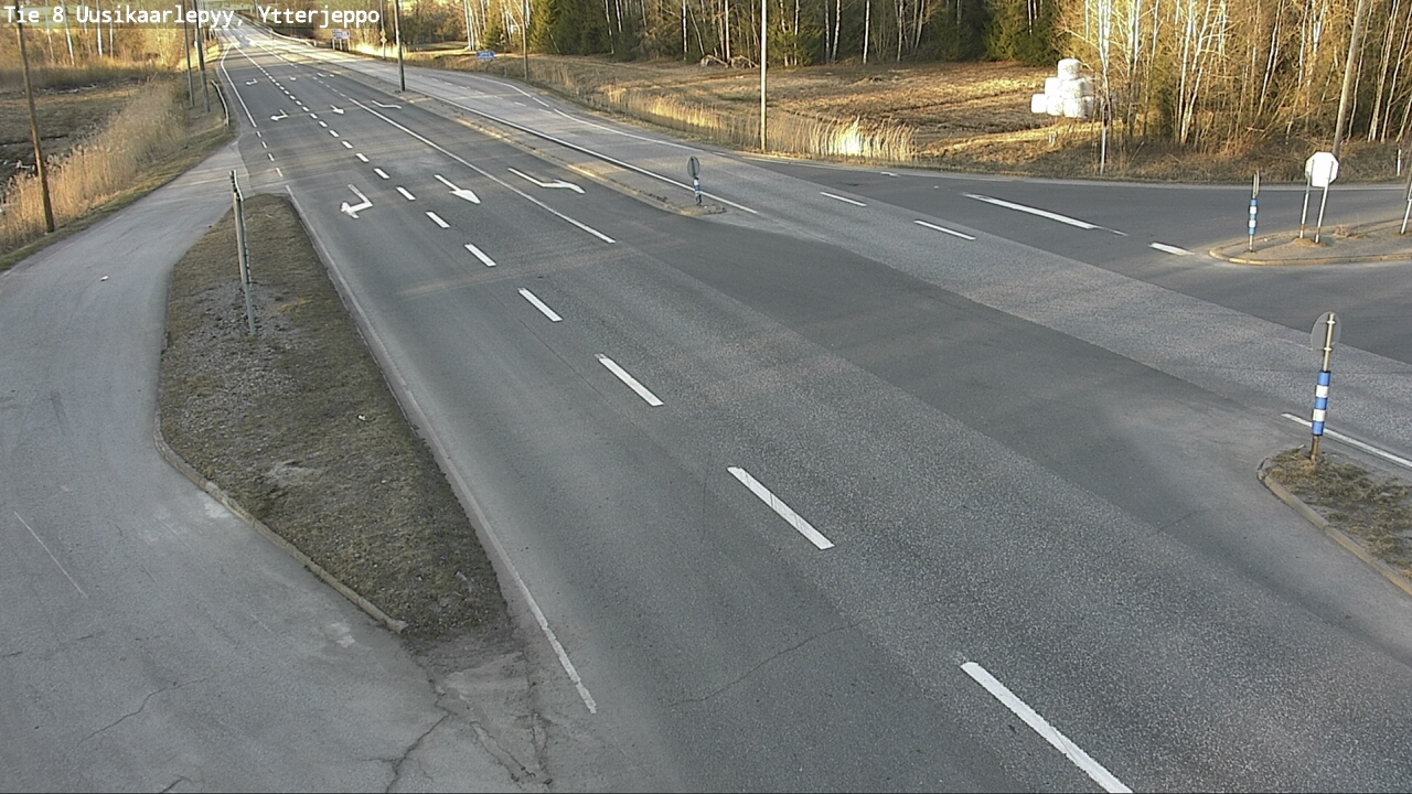 Kelikamerat Kuva Tie 8 Uusikaarlepyy, Ytterjeppo, Uusikaarlepyy, Pohjanmaa