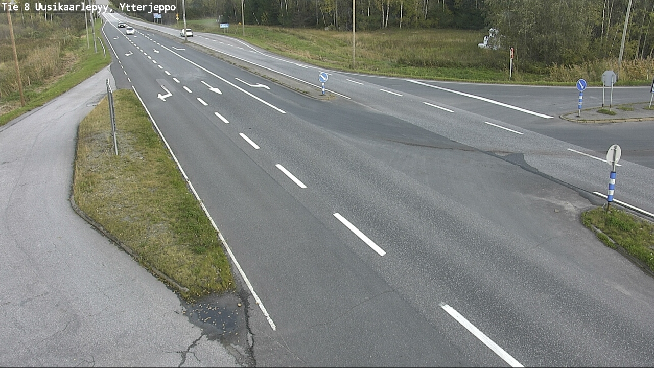 Weather Camera Image Väg 8 Nykarleby, Ytterjeppo, Uusikaarlepyy, Pohjanmaa