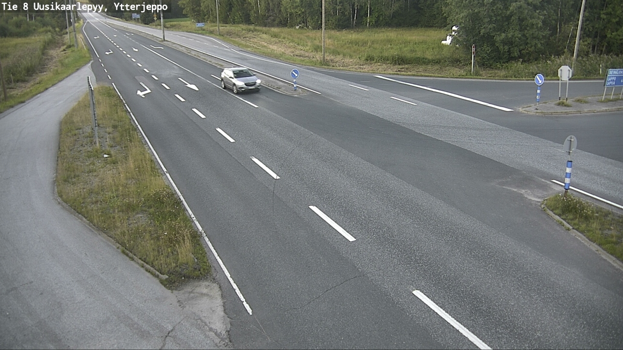 Kelikamerat Kuva Tie 8 Uusikaarlepyy, Ytterjeppo, Uusikaarlepyy, Pohjanmaa