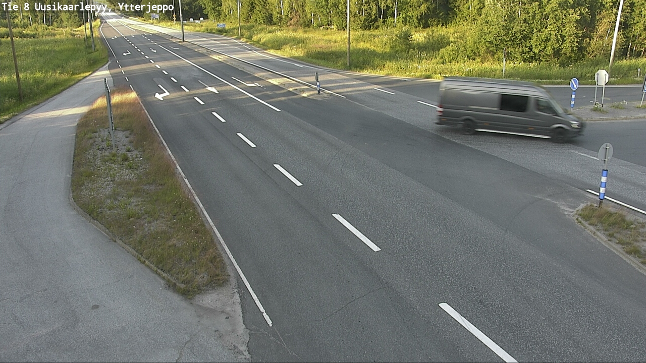 Weather Camera Image Road 8 Uusikaarlepyy, Ytterjeppo, Uusikaarlepyy, Pohjanmaa