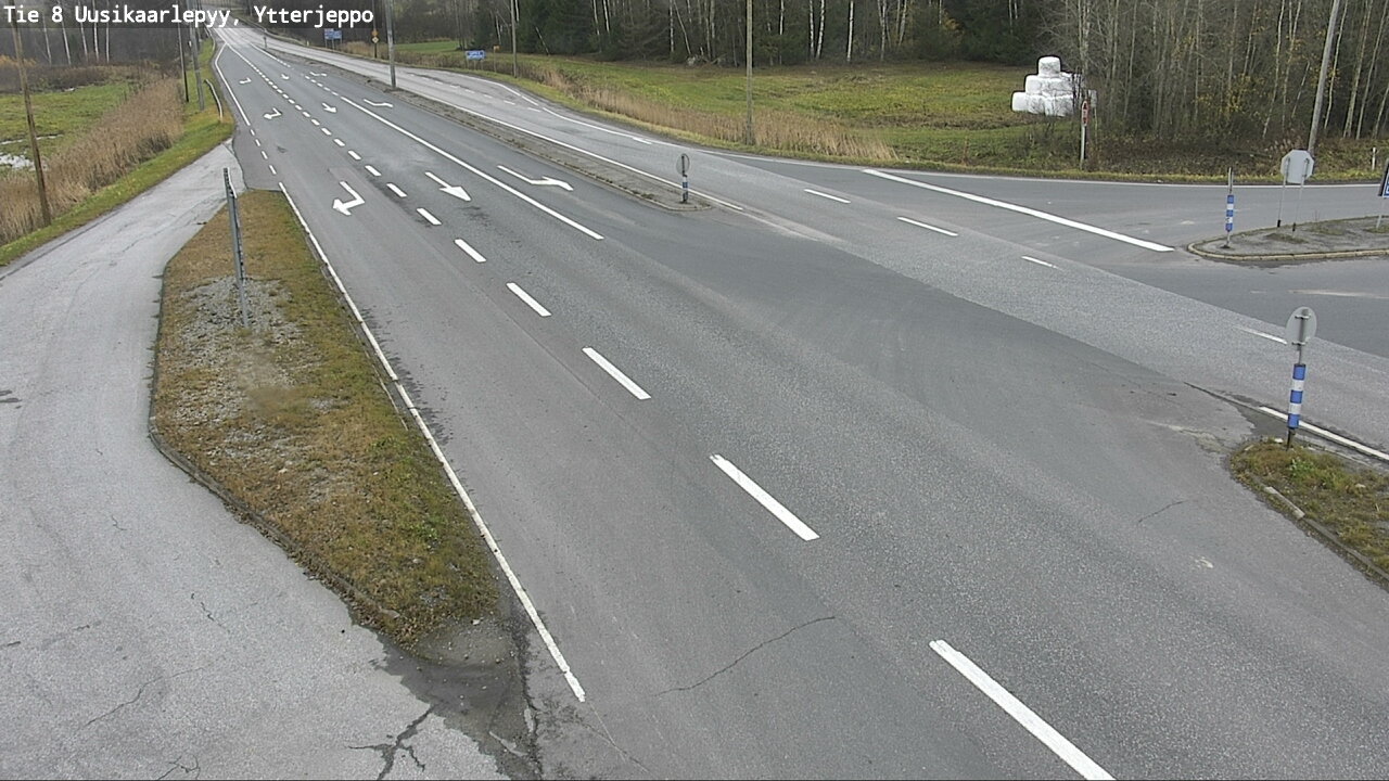 Kelikamerat Kuva Tie 8 Uusikaarlepyy, Ytterjeppo, Uusikaarlepyy, Pohjanmaa