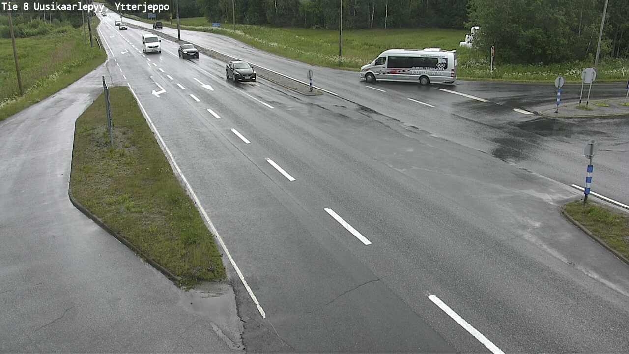 Weather Camera Image Road 8 Uusikaarlepyy, Ytterjeppo, Uusikaarlepyy, Pohjanmaa