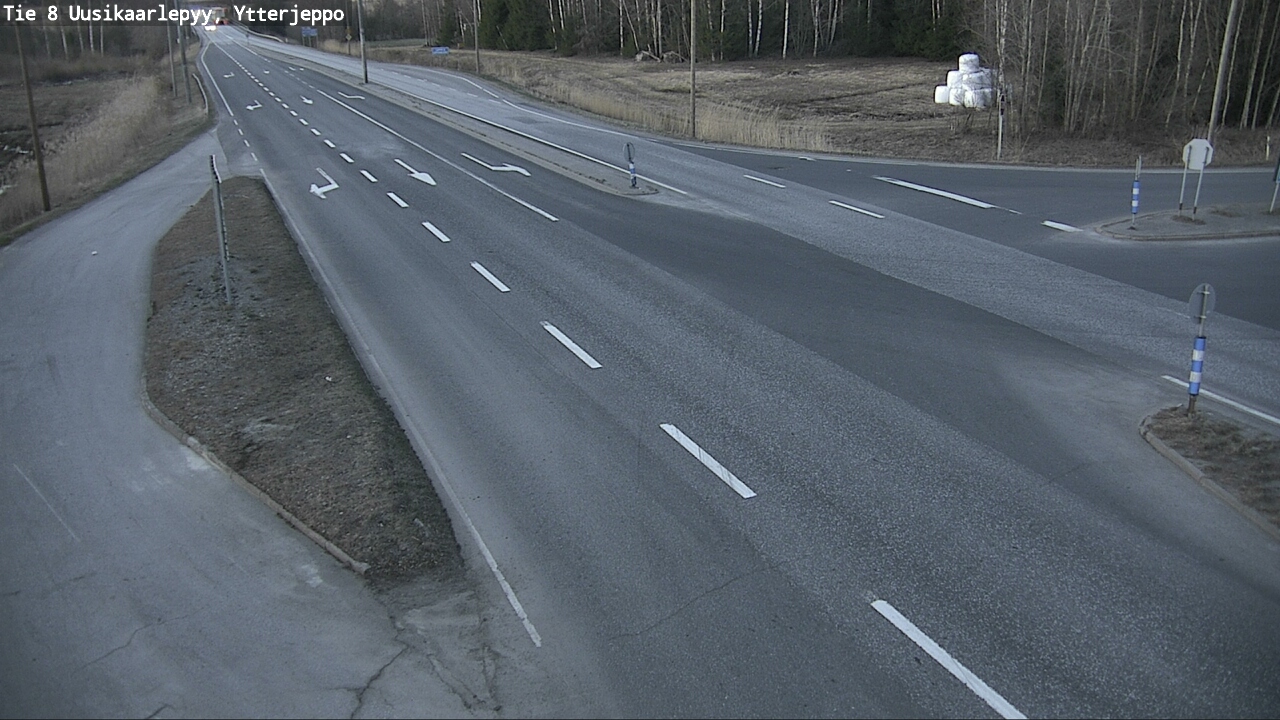 Kelikamerat Kuva Tie 8 Uusikaarlepyy, Ytterjeppo, Uusikaarlepyy, Pohjanmaa