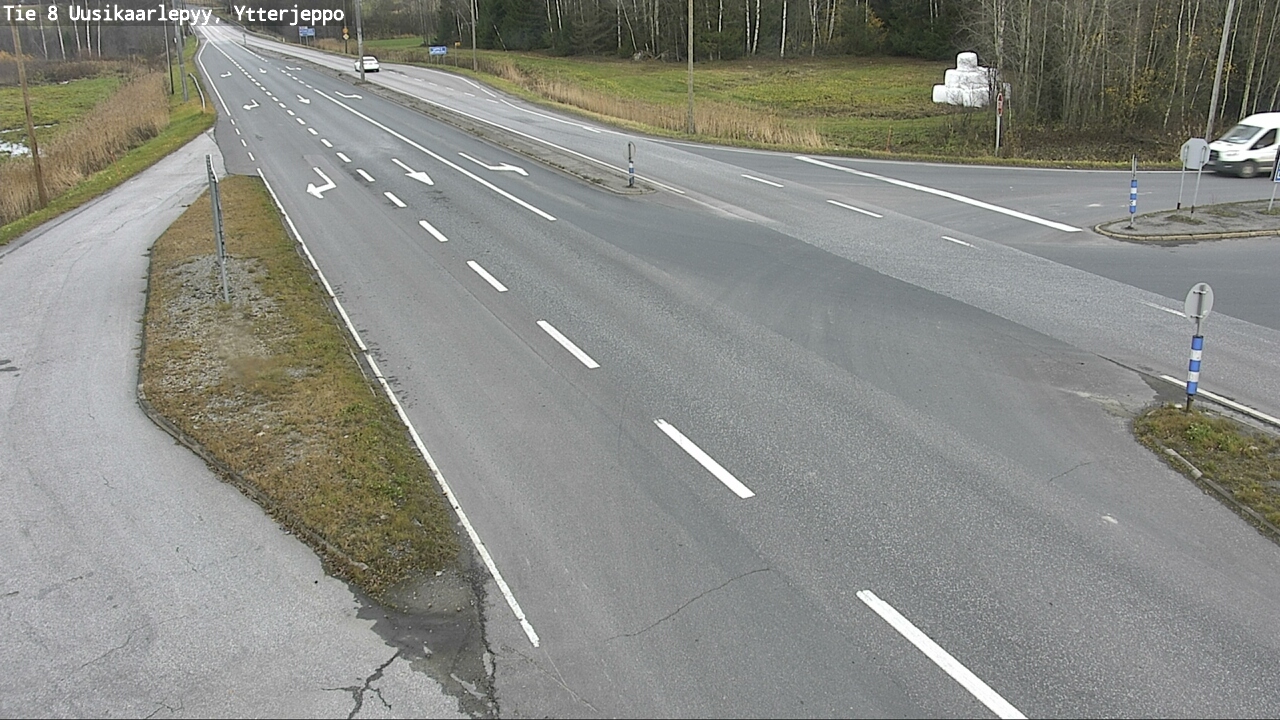 Kelikamerat Kuva Tie 8 Uusikaarlepyy, Ytterjeppo, Uusikaarlepyy, Pohjanmaa