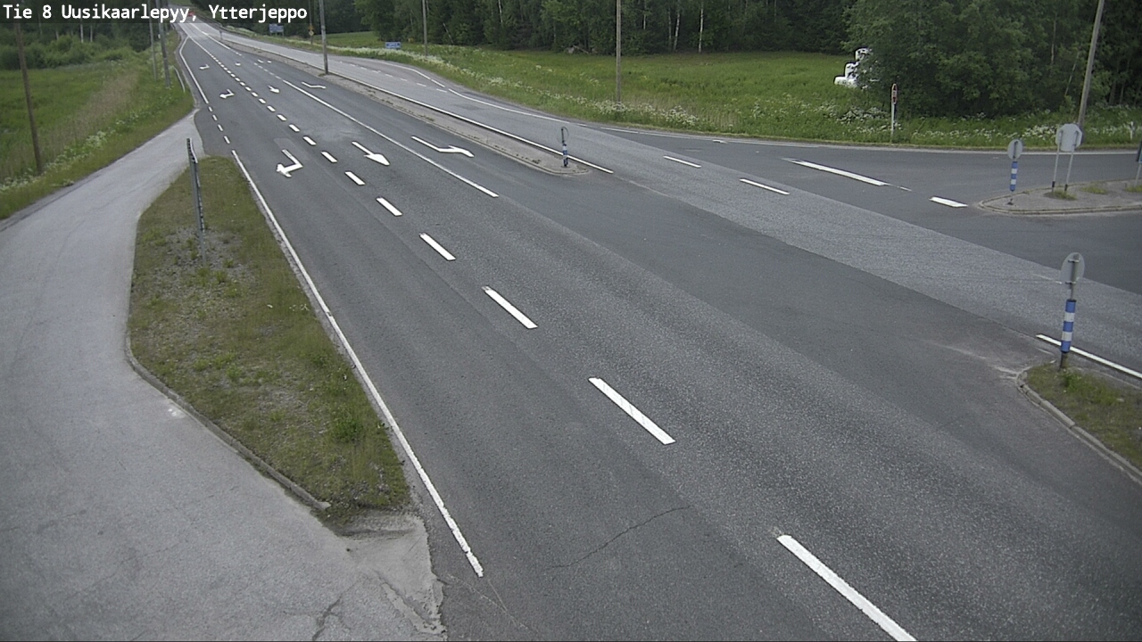Kelikamerat Kuva Tie 8 Uusikaarlepyy, Ytterjeppo, Uusikaarlepyy, Pohjanmaa