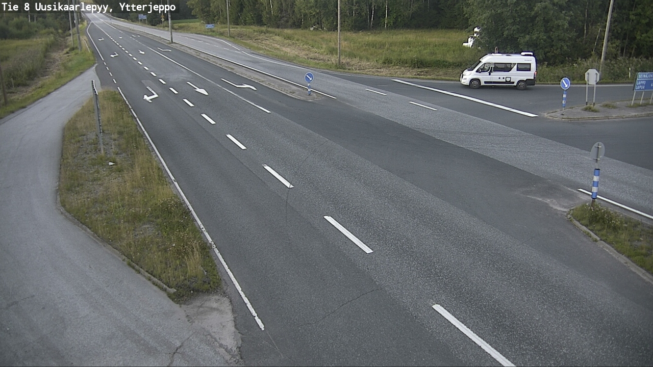 Kelikamerat Kuva Tie 8 Uusikaarlepyy, Ytterjeppo, Uusikaarlepyy, Pohjanmaa