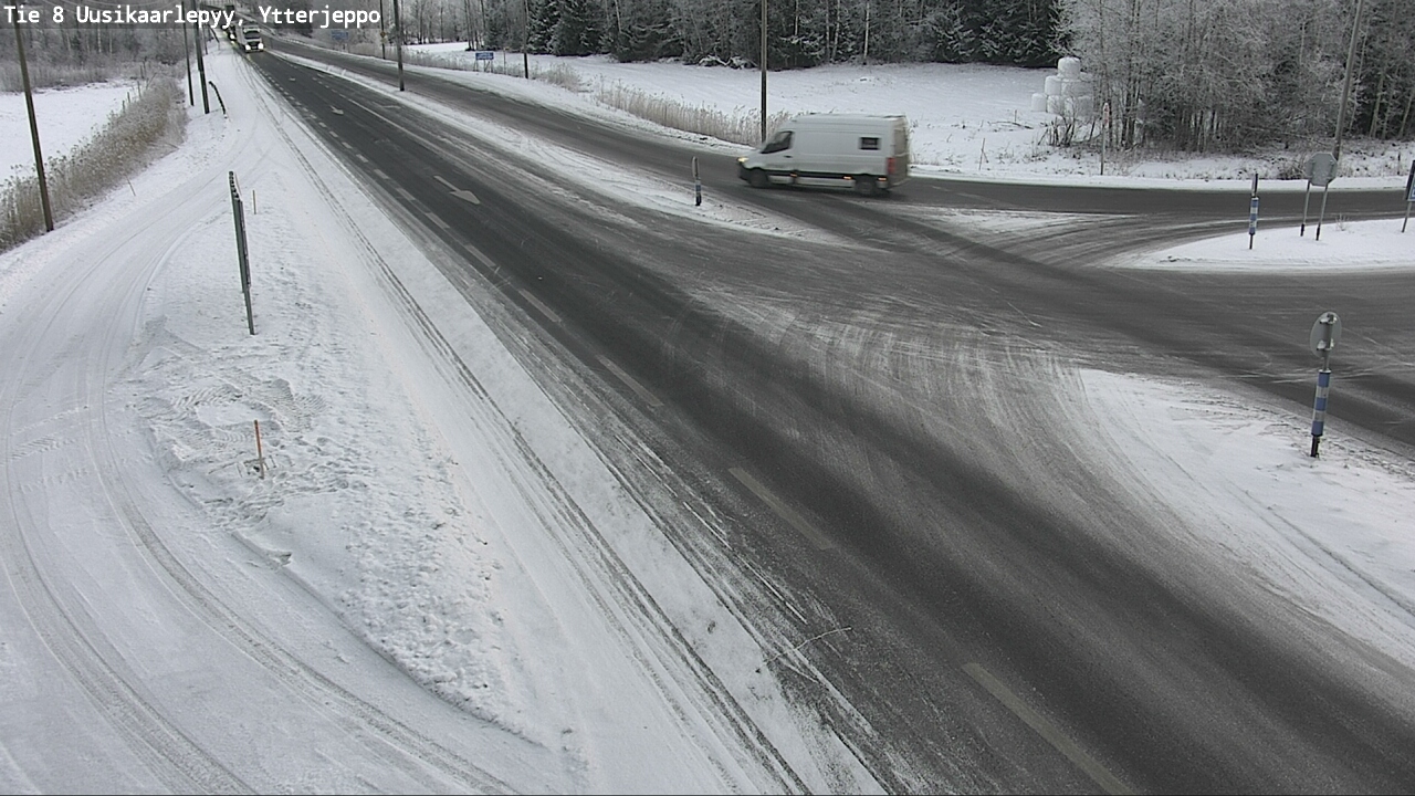 Weather Camera Image Road 8 Uusikaarlepyy, Ytterjeppo, Uusikaarlepyy, Pohjanmaa