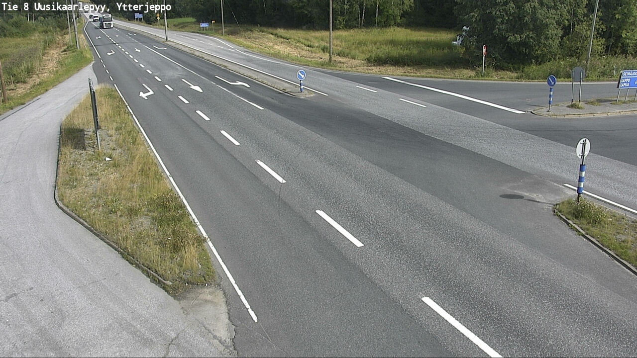 Kelikamerat Kuva Tie 8 Uusikaarlepyy, Ytterjeppo, Uusikaarlepyy, Pohjanmaa