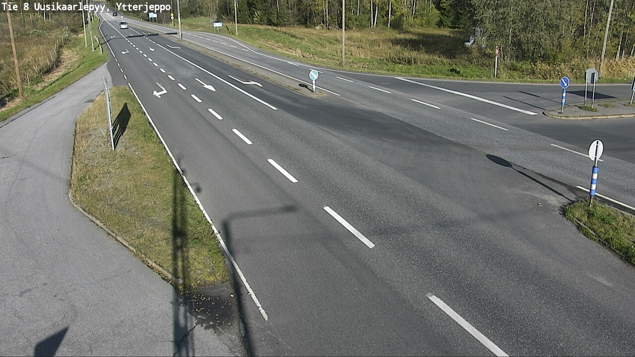 Weather Camera Image Väg 8 Nykarleby, Ytterjeppo, Uusikaarlepyy, Pohjanmaa