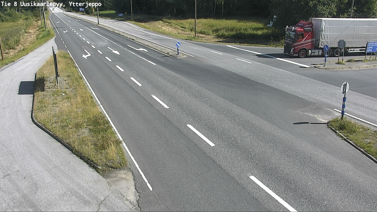 Kelikamerat Kuva Tie 8 Uusikaarlepyy, Ytterjeppo, Uusikaarlepyy, Pohjanmaa