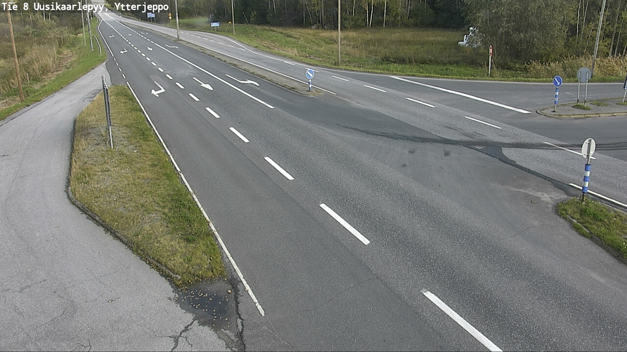 Weather Camera Image Road 8 Uusikaarlepyy, Ytterjeppo, Uusikaarlepyy, Pohjanmaa