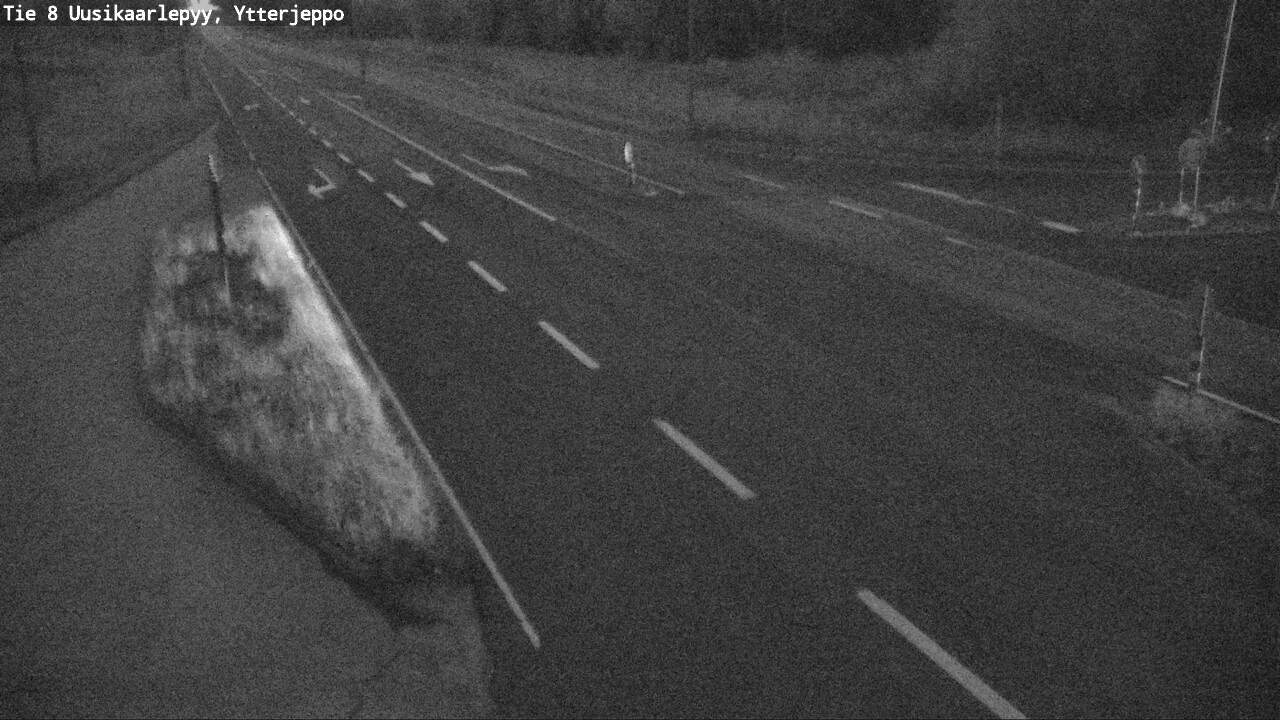 Weather Camera Image Road 8 Uusikaarlepyy, Ytterjeppo, Uusikaarlepyy, Pohjanmaa