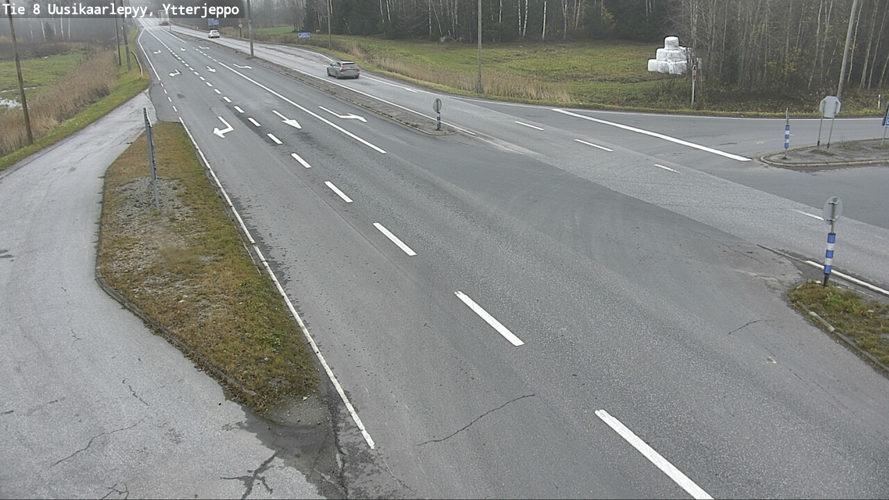 Kelikamerat Kuva Tie 8 Uusikaarlepyy, Ytterjeppo, Uusikaarlepyy, Pohjanmaa