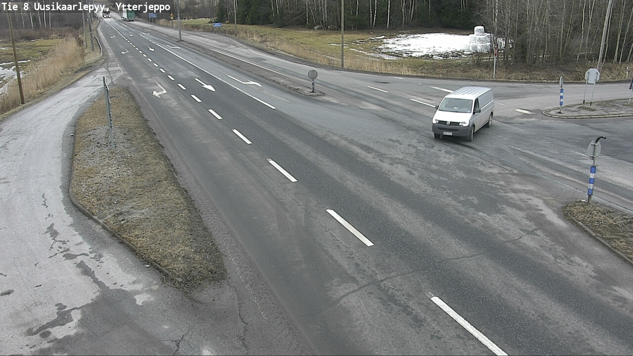 Weather Camera Image Road 8 Uusikaarlepyy, Ytterjeppo, Uusikaarlepyy, Pohjanmaa