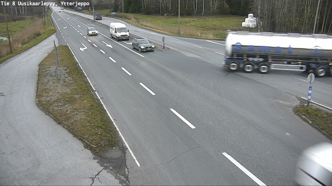 Kelikamerat Kuva Tie 8 Uusikaarlepyy, Ytterjeppo, Uusikaarlepyy, Pohjanmaa