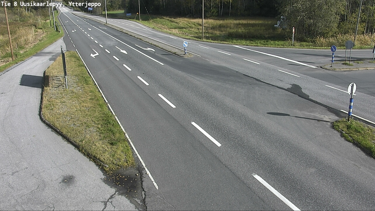 Weather Camera Image Road 8 Uusikaarlepyy, Ytterjeppo, Uusikaarlepyy, Pohjanmaa