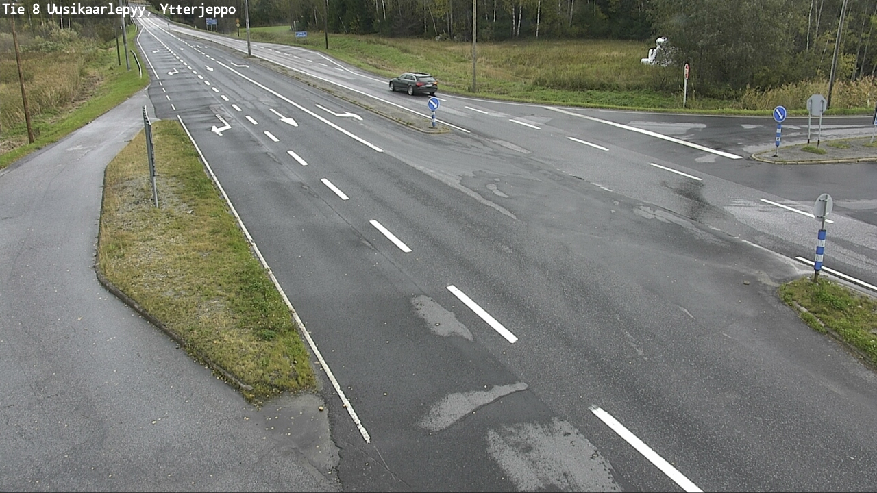 Weather Camera Image Road 8 Uusikaarlepyy, Ytterjeppo, Uusikaarlepyy, Pohjanmaa