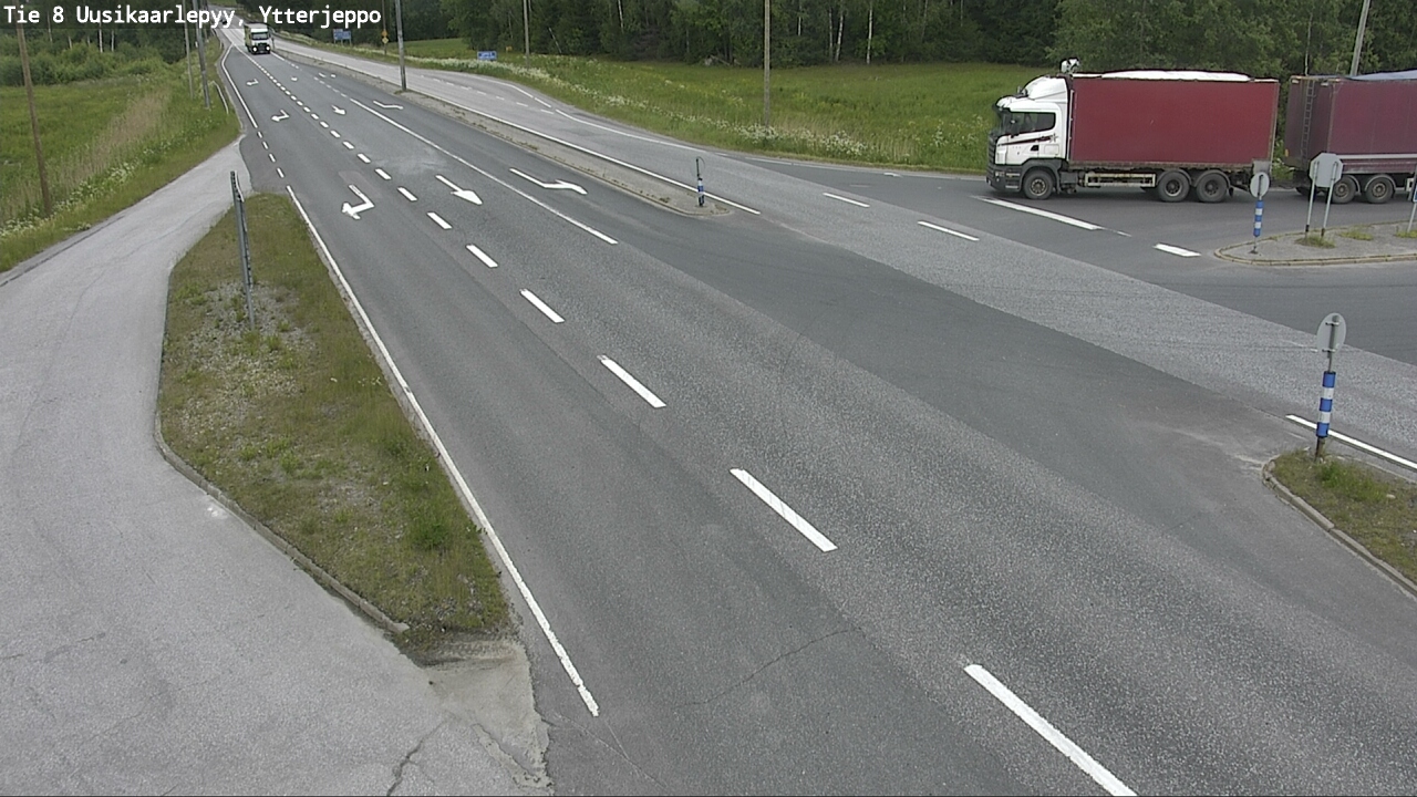 Kelikamerat Kuva Tie 8 Uusikaarlepyy, Ytterjeppo, Uusikaarlepyy, Pohjanmaa