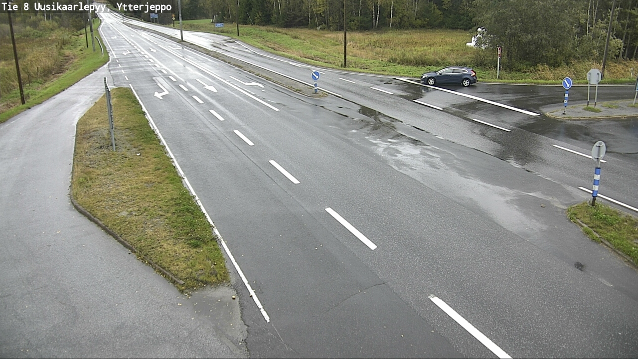 Weather Camera Image Road 8 Uusikaarlepyy, Ytterjeppo, Uusikaarlepyy, Pohjanmaa