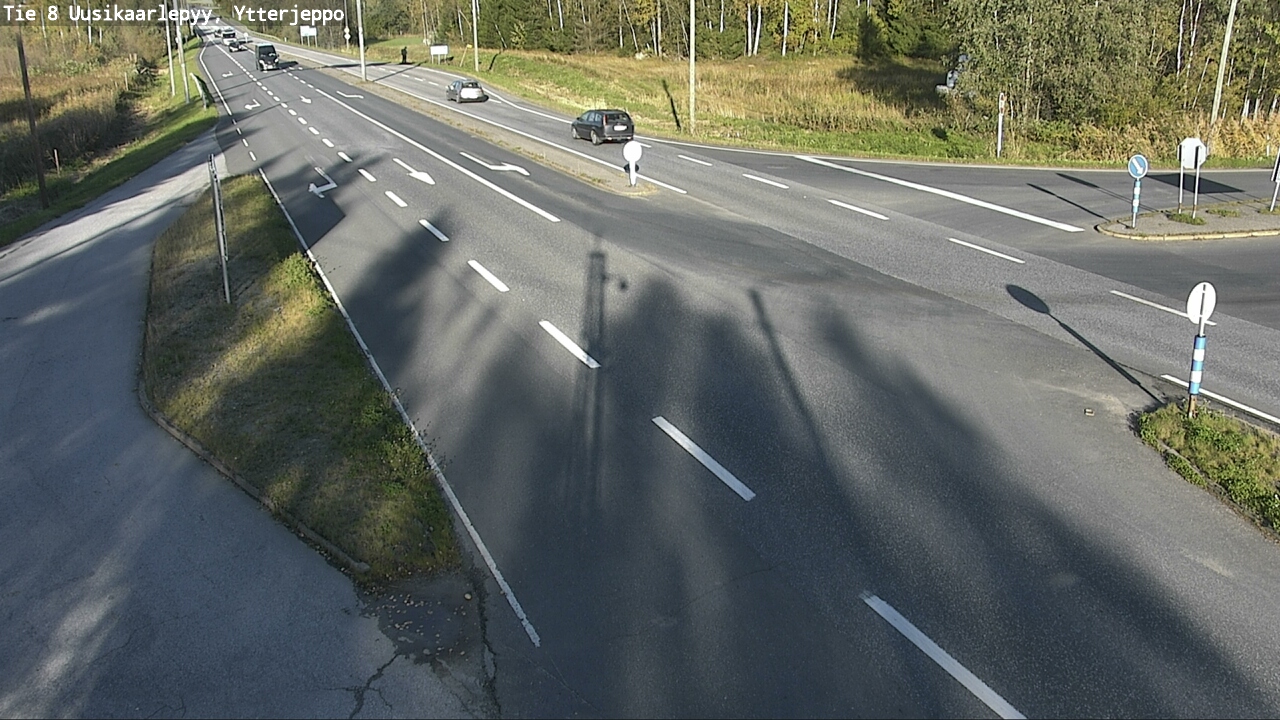 Weather Camera Image Väg 8 Nykarleby, Ytterjeppo, Uusikaarlepyy, Pohjanmaa