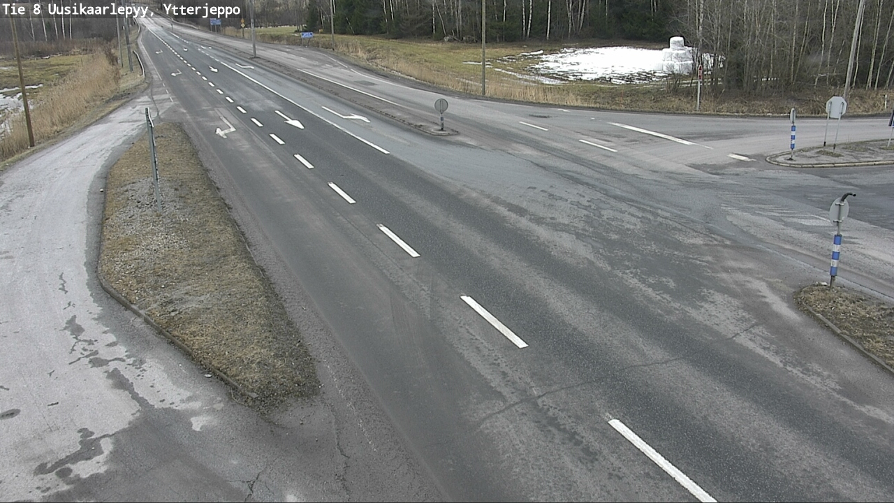 Weather Camera Image Väg 8 Nykarleby, Ytterjeppo, Uusikaarlepyy, Pohjanmaa
