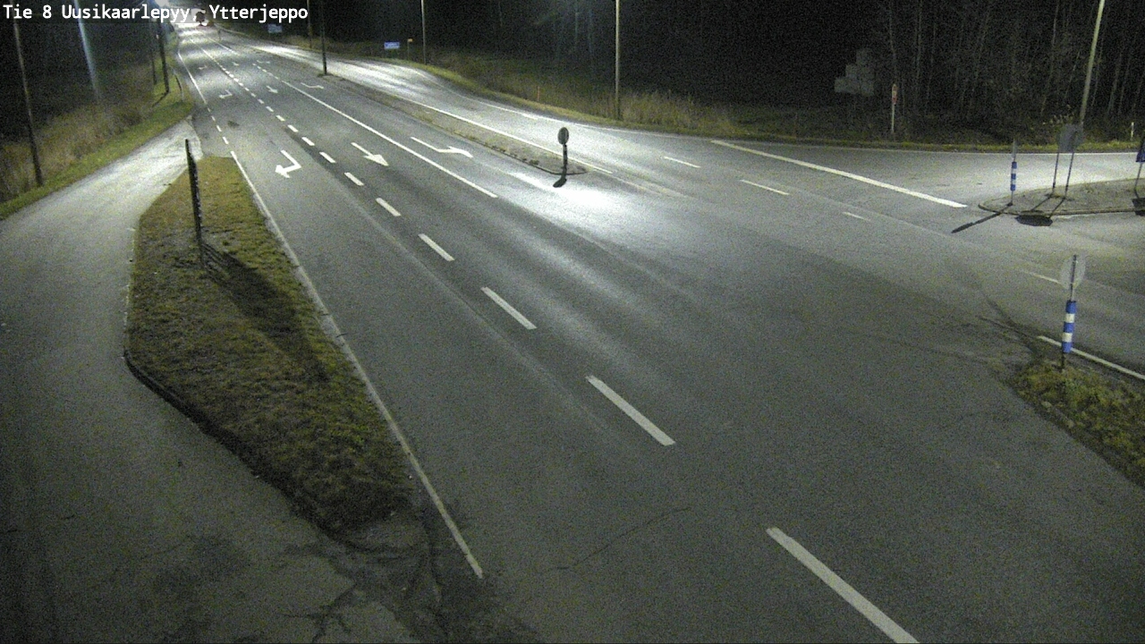 Kelikamerat Kuva Tie 8 Uusikaarlepyy, Ytterjeppo, Uusikaarlepyy, Pohjanmaa