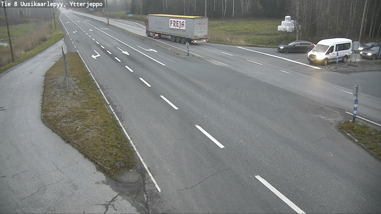 Kelikamerat Kuva Tie 8 Uusikaarlepyy, Ytterjeppo, Uusikaarlepyy, Pohjanmaa