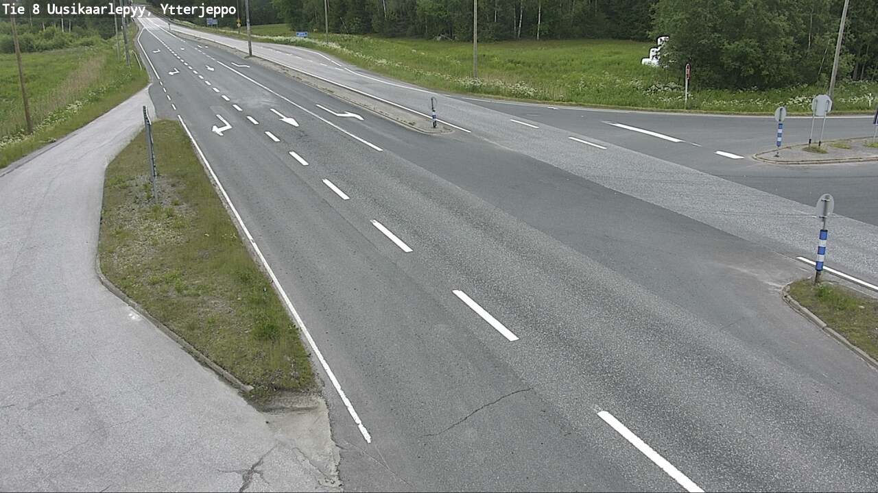 Kelikamerat Kuva Tie 8 Uusikaarlepyy, Ytterjeppo, Uusikaarlepyy, Pohjanmaa