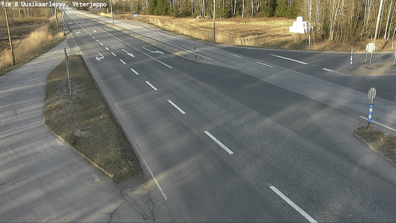 Kelikamerat Kuva Tie 8 Uusikaarlepyy, Ytterjeppo, Uusikaarlepyy, Pohjanmaa