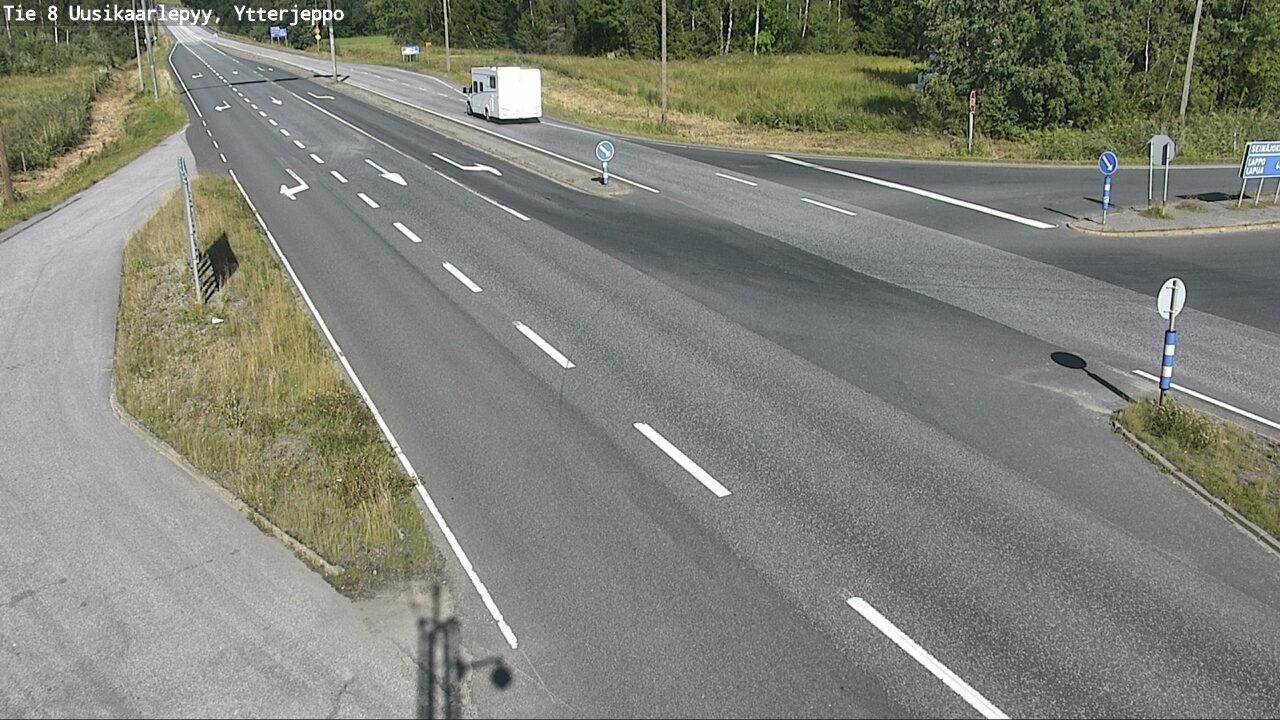 Kelikamerat Kuva Tie 8 Uusikaarlepyy, Ytterjeppo, Uusikaarlepyy, Pohjanmaa