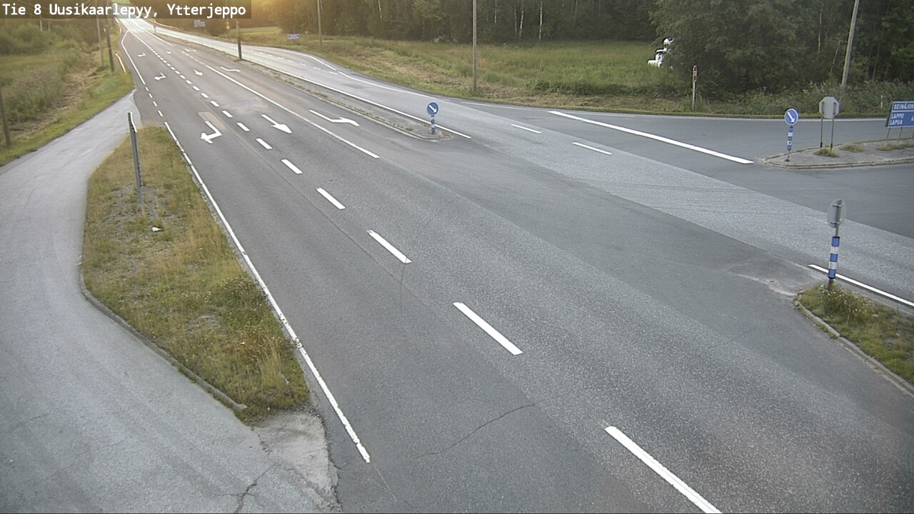 Weather Camera Image Road 8 Uusikaarlepyy, Ytterjeppo, Uusikaarlepyy, Pohjanmaa
