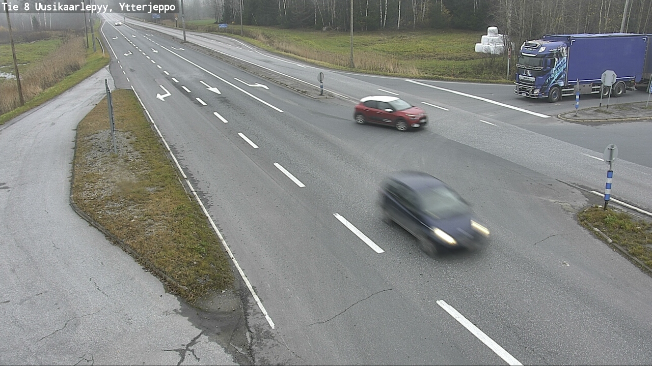 Kelikamerat Kuva Tie 8 Uusikaarlepyy, Ytterjeppo, Uusikaarlepyy, Pohjanmaa