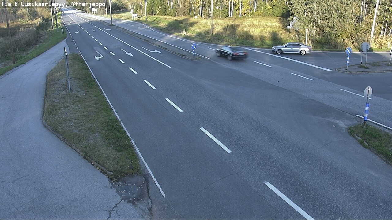 Weather Camera Image Väg 8 Nykarleby, Ytterjeppo, Uusikaarlepyy, Pohjanmaa