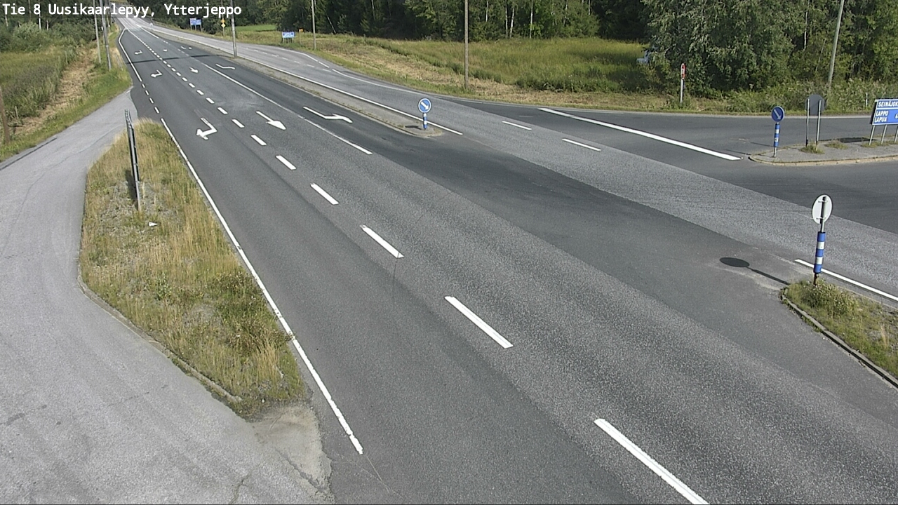 Kelikamerat Kuva Tie 8 Uusikaarlepyy, Ytterjeppo, Uusikaarlepyy, Pohjanmaa