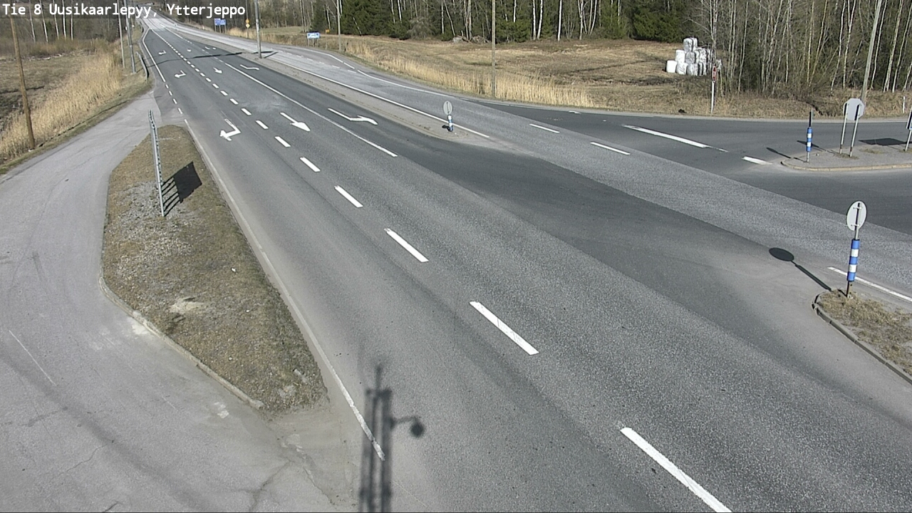 Kelikamerat Kuva Tie 8 Uusikaarlepyy, Ytterjeppo, Uusikaarlepyy, Pohjanmaa