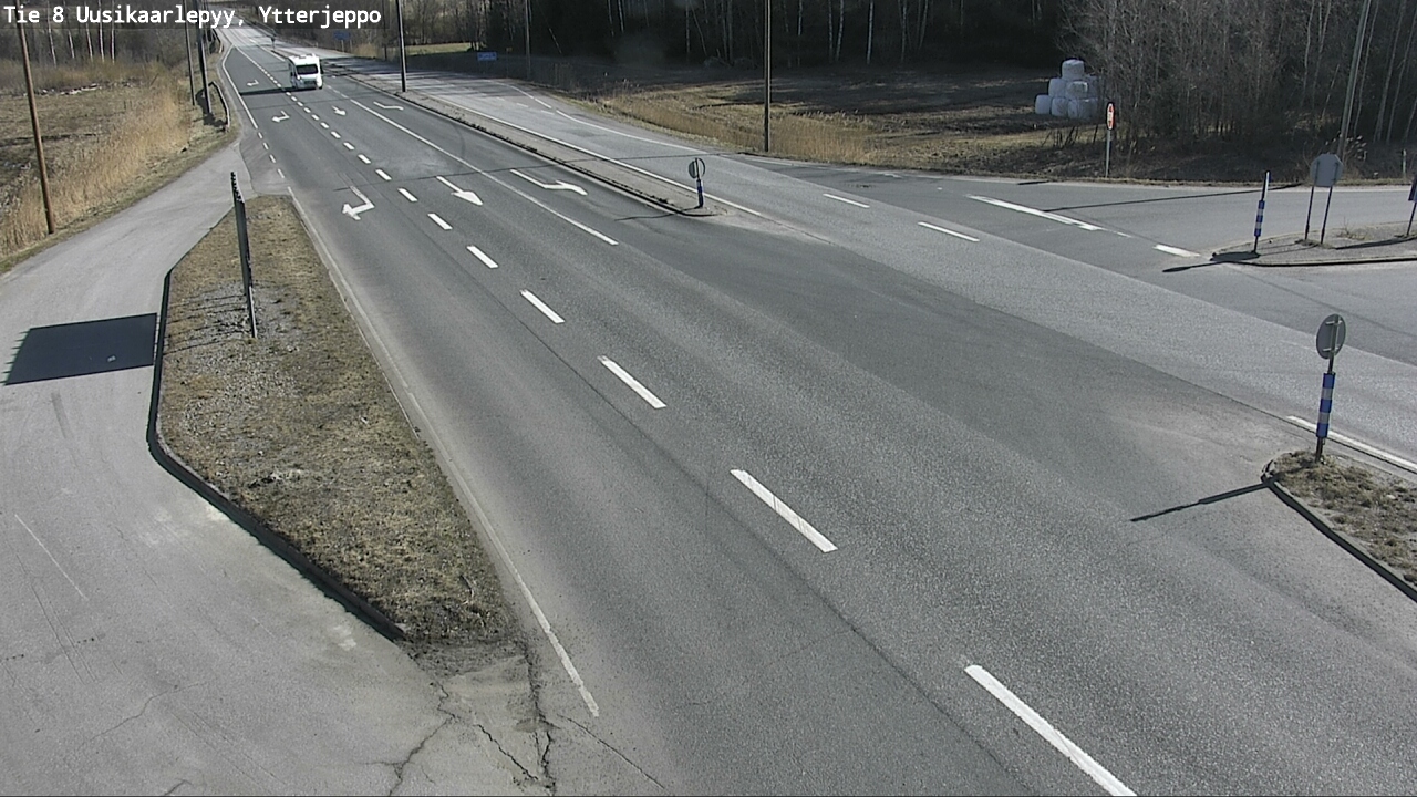 Kelikamerat Kuva Tie 8 Uusikaarlepyy, Ytterjeppo, Uusikaarlepyy, Pohjanmaa