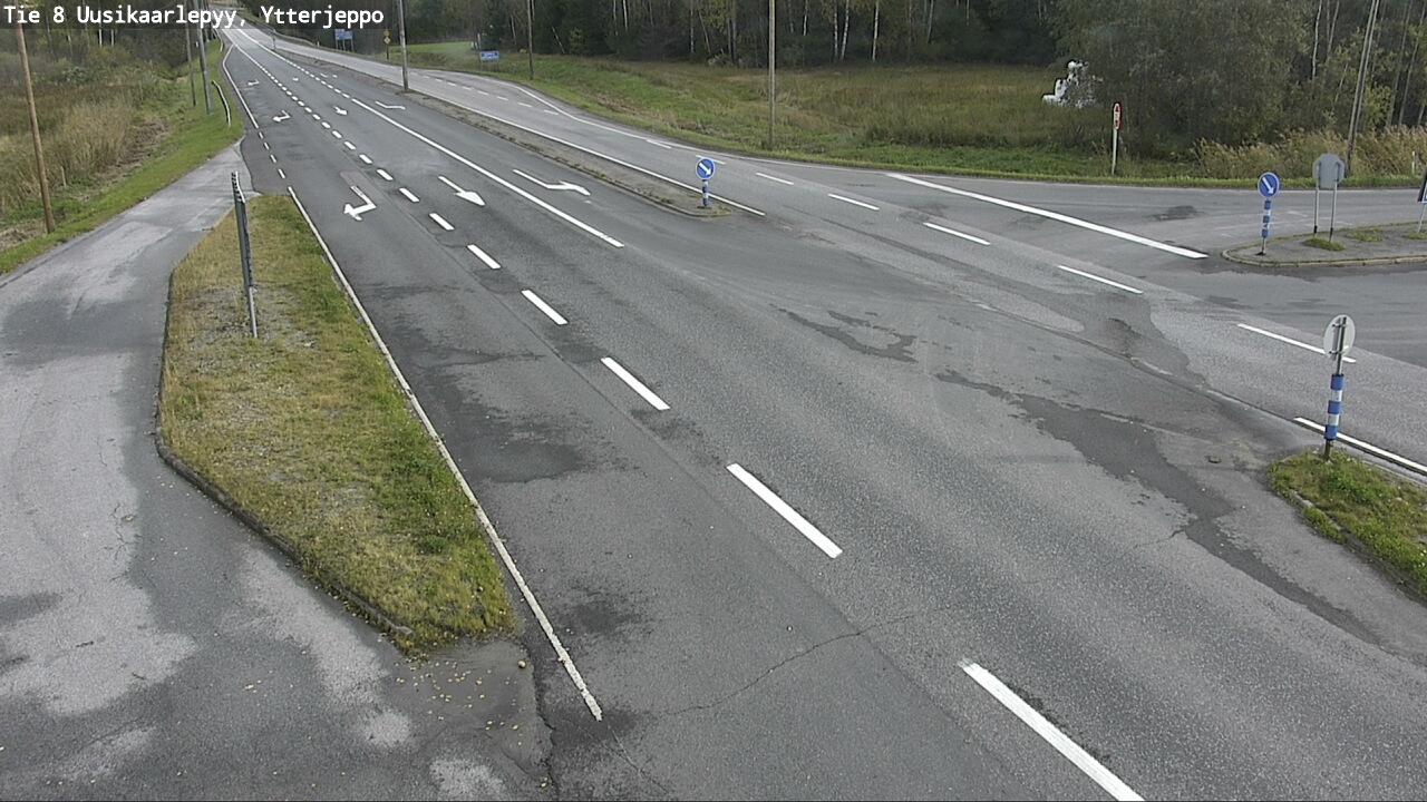 Weather Camera Image Road 8 Uusikaarlepyy, Ytterjeppo, Uusikaarlepyy, Pohjanmaa