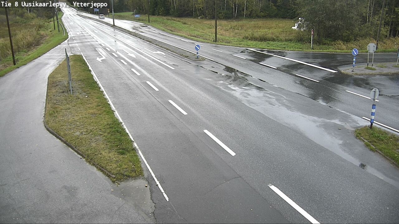 Weather Camera Image Road 8 Uusikaarlepyy, Ytterjeppo, Uusikaarlepyy, Pohjanmaa