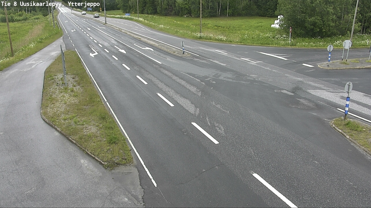 Weather Camera Image Väg 8 Nykarleby, Ytterjeppo, Uusikaarlepyy, Pohjanmaa